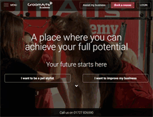 Tablet Screenshot of groomarts.com